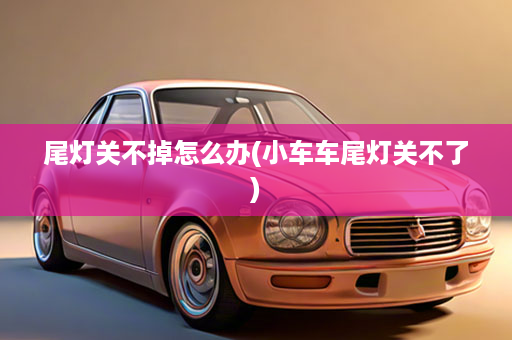 尾灯关不掉怎么办(小车车尾灯关不了)