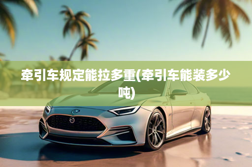 牵引车规定能拉多重(牵引车能装多少吨)