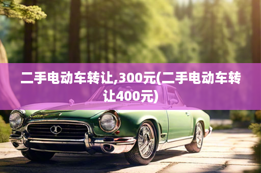 二手电动车转让,300元(二手电动车转让400元)